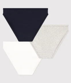 Petit Bateau Bhs, Slips, Bodys*Höschen aus Baumwolle im 3er-Set für Damen variante 1
