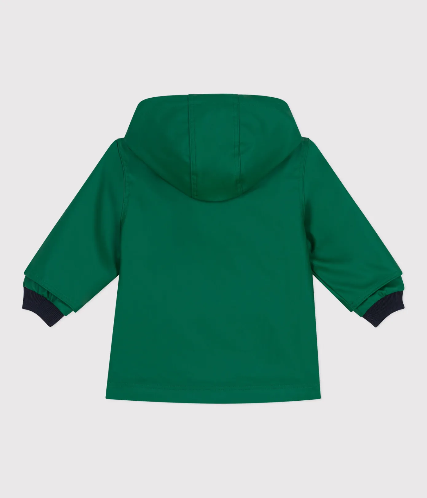Petit Bateau Jacken, Anoraks*Ikonische Baby-Regenjacke grün JARDIN