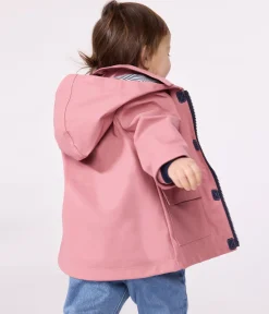 Petit Bateau Jacken, Anoraks*Ikonische Baby-Regenjacke rosa ROSEWOOD