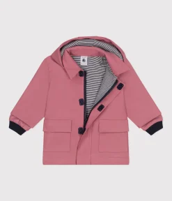 Petit Bateau Jacken, Anoraks*Ikonische Baby-Regenjacke rosa ROSEWOOD