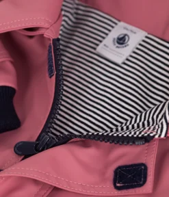 Petit Bateau Jacken, Anoraks*Ikonische Baby-Regenjacke rosa ROSEWOOD