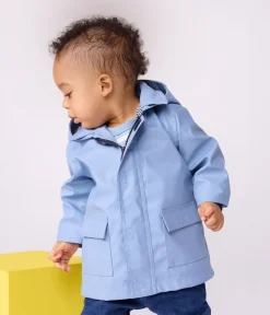 Petit Bateau Jacken, Anoraks*Ikonische einfarbige Baby-Regenjacke ADRIATIC