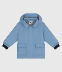 Petit Bateau Jacken, Anoraks*Ikonische einfarbige Baby-Regenjacke ADRIATIC