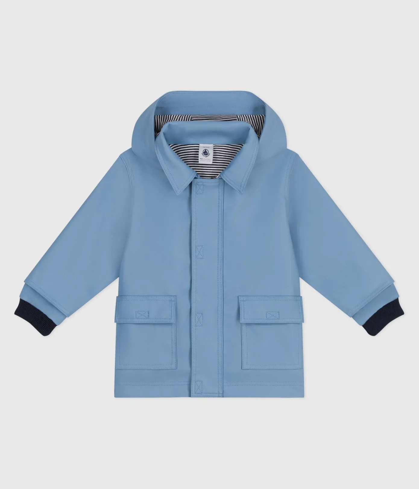 Petit Bateau Jacken, Anoraks*Ikonische einfarbige Baby-Regenjacke ADRIATIC