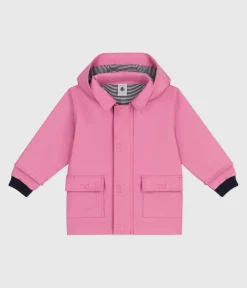 Petit Bateau Jacken, Anoraks*Ikonische einfarbige Baby-Regenjacke BOUDOIR