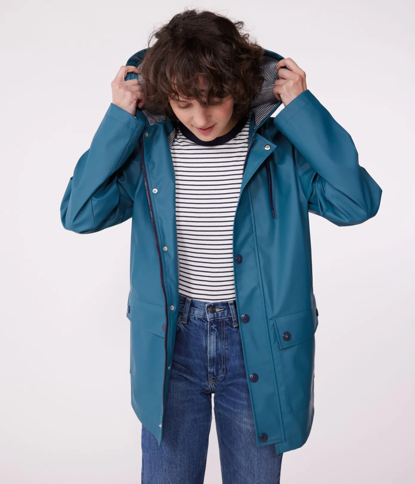Petit Bateau Herren|Jacken, Mäntel*Ikonische Regenjacke Damen/Herren grün DRAGONFLY