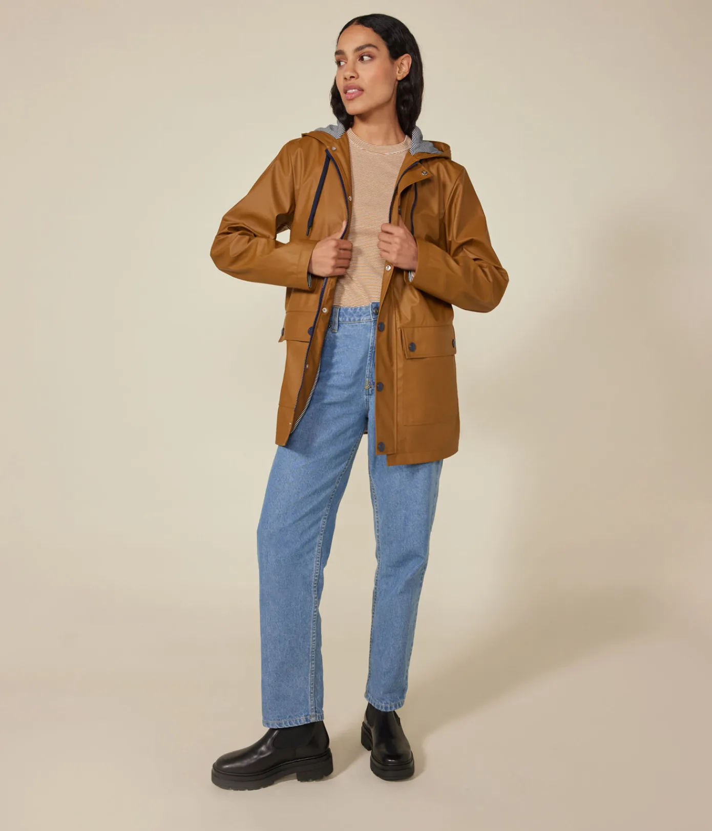 Petit Bateau Herren|Jacken, Mäntel*Ikonische Regenjacke für Damen und Herren braun CUIVRE