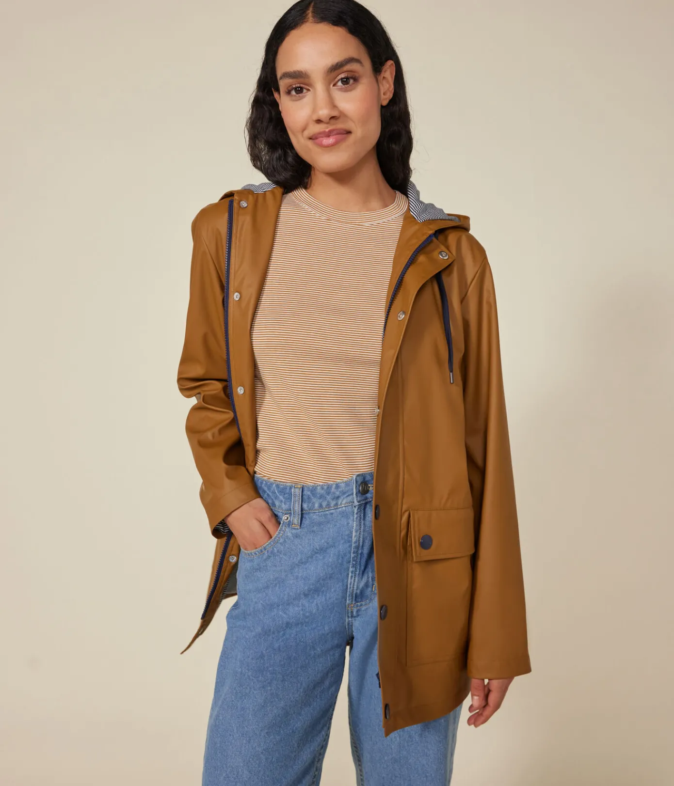 Petit Bateau Herren|Jacken, Mäntel*Ikonische Regenjacke für Damen und Herren braun CUIVRE