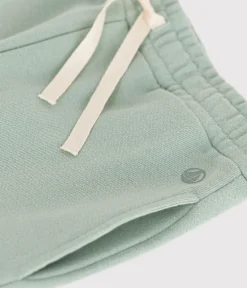 Petit Bateau Shorts, Hosen, Leggings*Jogginghose aus Molton für Kinder/Mädchen grün HERBIER
