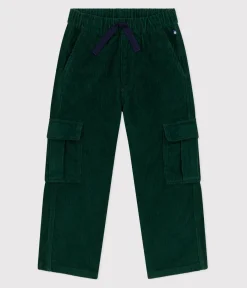 Petit Bateau Shorts, Jeans, Hosen*Kinder Cargo-Hose aus einfarbigem Fein-Cord WILLOW
