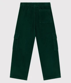 Petit Bateau Shorts, Jeans, Hosen*Kinder Cargo-Hose aus einfarbigem Fein-Cord WILLOW