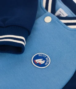 Petit Bateau Mäntel, Jacken, Regenjacken*Kinder College-Jacke aus einfarbiger Baumwolle ALASKA/ MEDIEVAL
