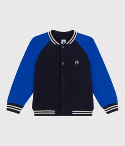 Petit Bateau Mäntel, Jacken, Regenjacken*Kinder College-Jacke aus Molton für Jungen SMOKING/ CALVIN