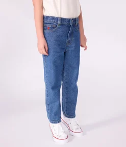Petit Bateau Shorts, Hosen, Leggings*Kinder- Hose aus Denim blau DENIM MOYEN