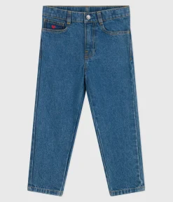 Petit Bateau Shorts, Hosen, Leggings*Kinder- Hose aus Denim blau DENIM MOYEN