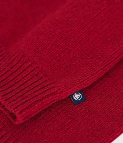 Petit Bateau Sweatshirts, Pullover, Cardigans*Kinder Jacquard-Pullover aus Wolle und Baumwolle für Jungen ROT STOP/ MULTICO