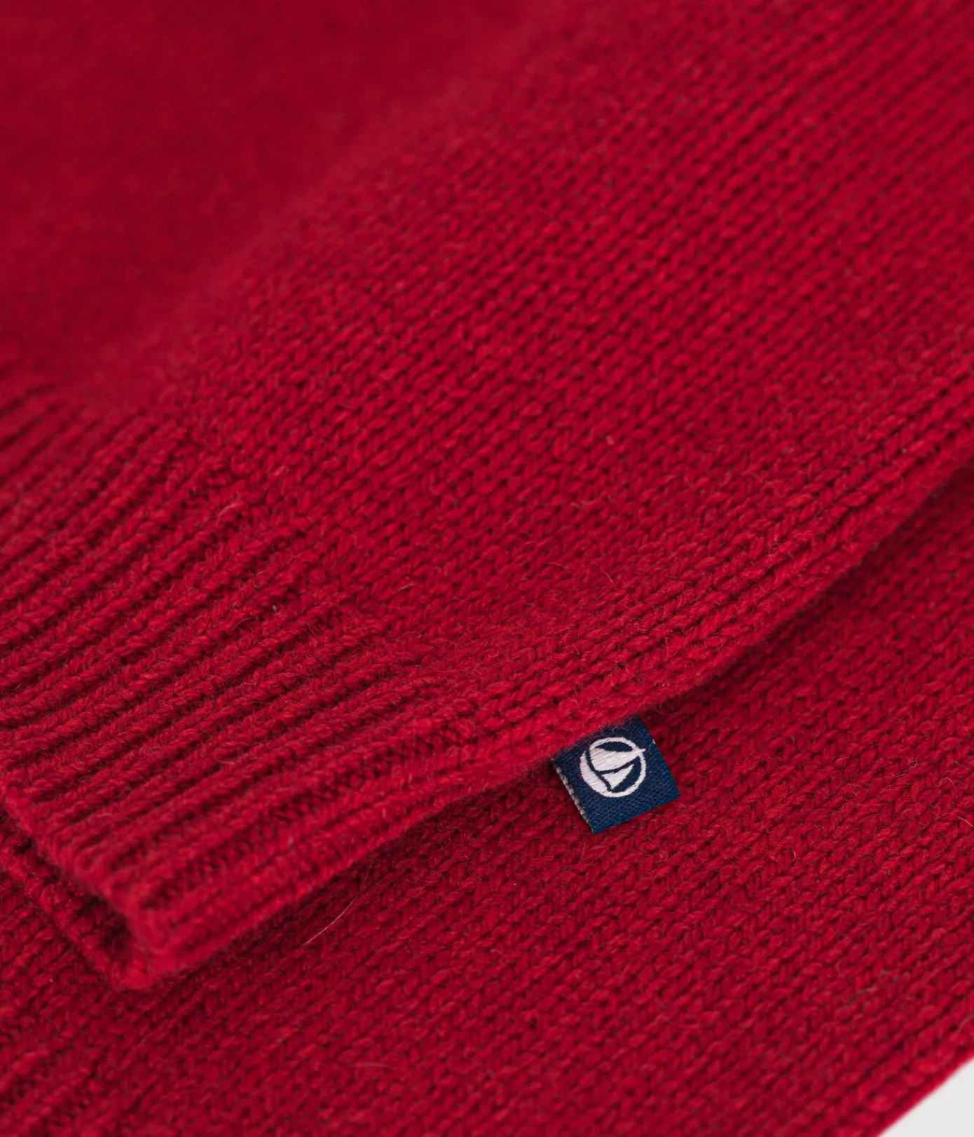 Petit Bateau Sweatshirts, Pullover, Cardigans*Kinder Jacquard-Pullover aus Wolle und Baumwolle für Jungen ROT STOP/ MULTICO