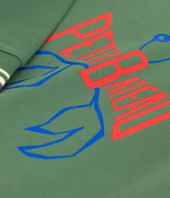Petit Bateau Sweatshirts, Pullover, Cardigans*Kinder Unisex-Sweatshirt aus bedruckter Baumwolle grün PALMERAIE