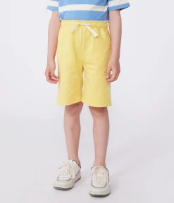 Petit Bateau Shorts, Jeans, Hosen*Kinder-Bermudashorts aus Baumwolle gelb ORGE