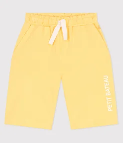 Petit Bateau Shorts, Jeans, Hosen*Kinder-Bermudashorts aus Baumwolle gelb ORGE