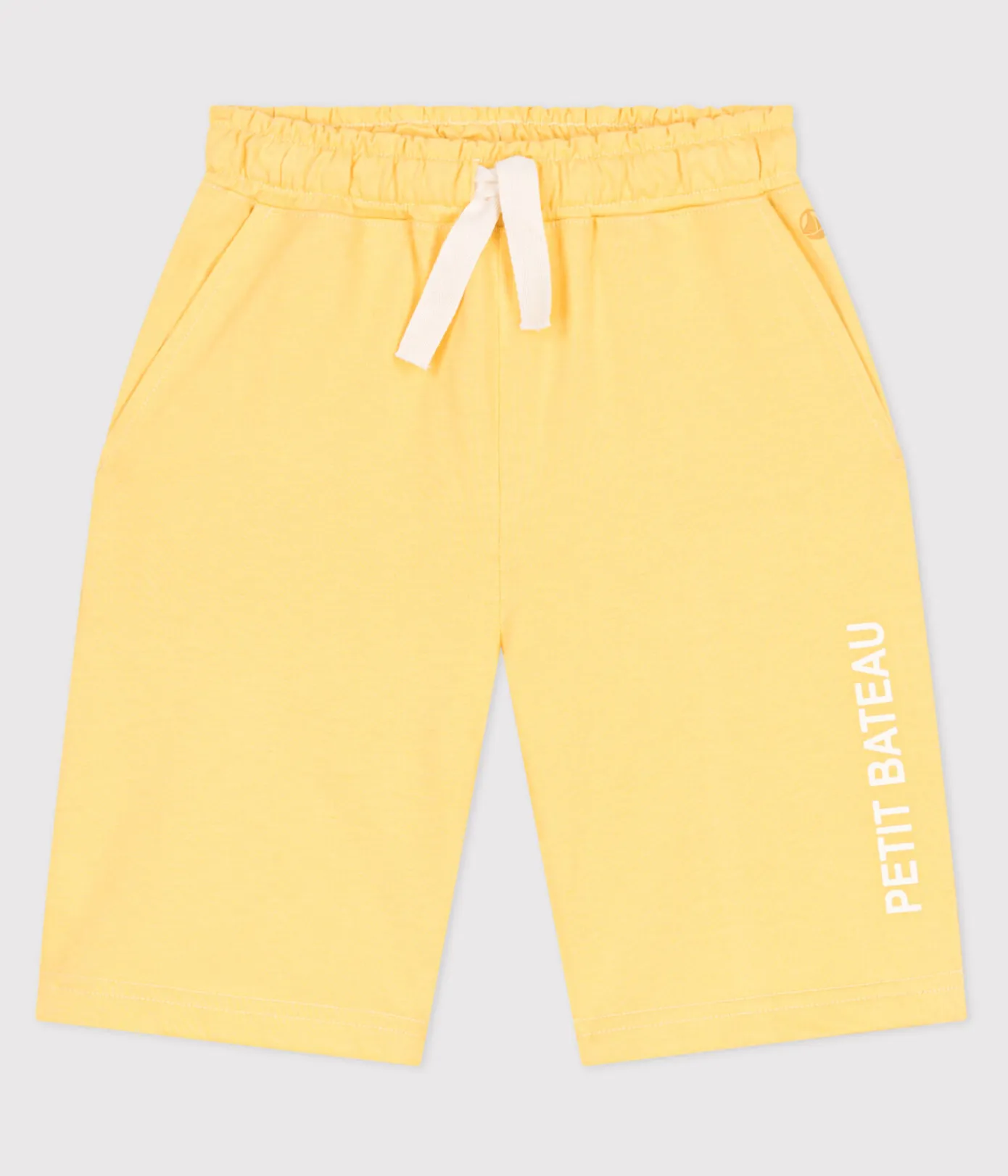 Petit Bateau Shorts, Jeans, Hosen*Kinder-Bermudashorts aus Baumwolle gelb ORGE