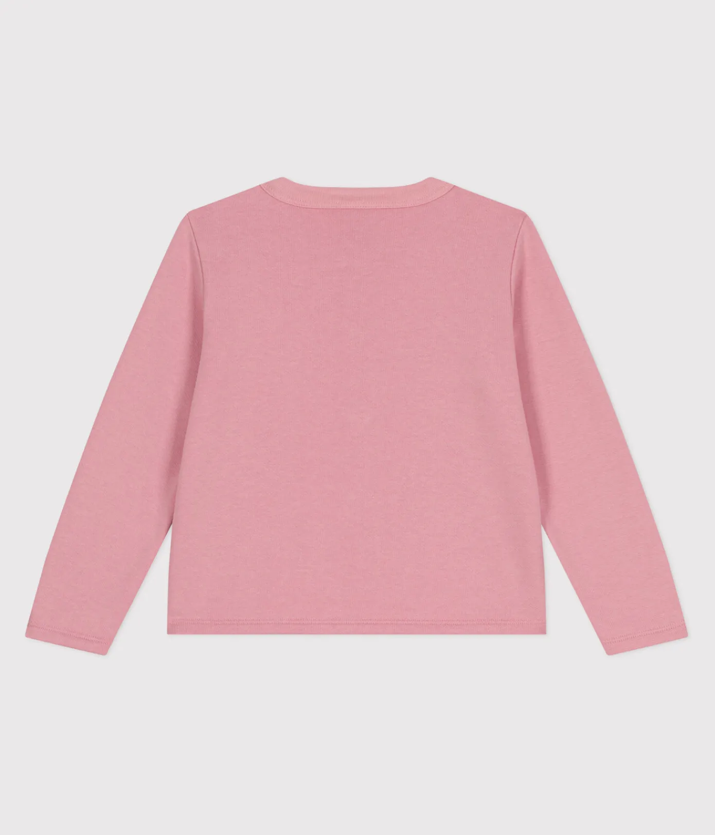 Petit Bateau Sweatshirts, Pullover, Cardigans*Kinder-Cardigan aus einfarbigem Molton rosa CHARME