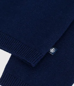 Petit Bateau Sweatshirts, Pullover, Cardigans*Kinder-Cardigan aus einfarbiger Wolle und Baumwolle SOIR