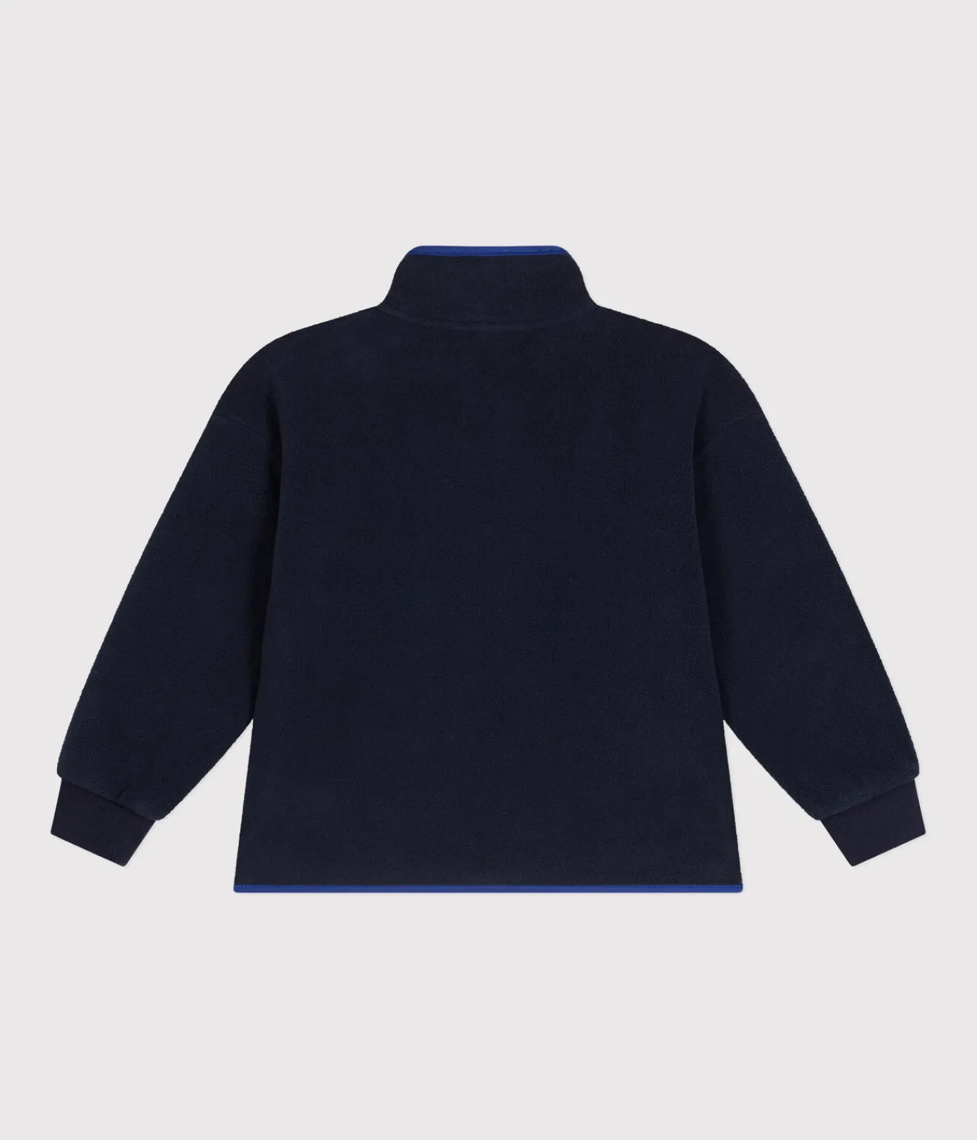 Petit Bateau Sweatshirts, Pullover, Cardigans*Kinder-Fleecejacke mit Reißverschluss für Jungen blau SMOKING