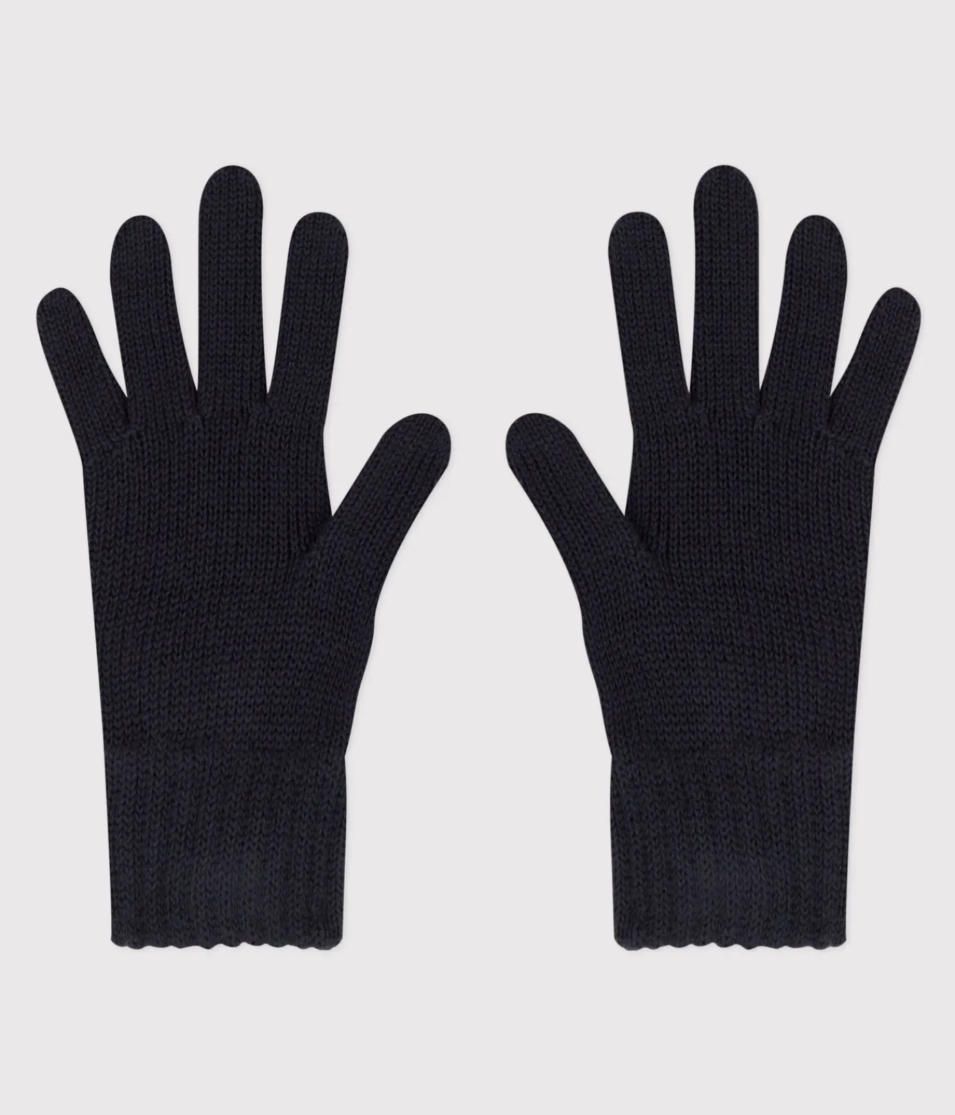 Petit Bateau Accessoires, Mützen, Caps*Kinder-Handschuhe aus Strick blau SMOKING