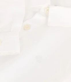 Petit Bateau T-Shirts, Poloshirts, Hemden*Kinder-Hemd aus Popeline für Jungen weiss ECUME