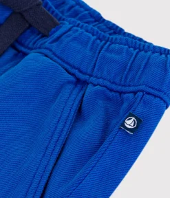 Petit Bateau Shorts, Jeans, Hosen*Kinder-Hose aus Baumwolle blau SURF