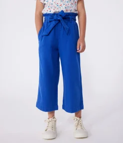 Petit Bateau Shorts, Hosen, Leggings*Kinder-Hose aus Baumwoll-/Lyocell-Mischgewebe. blau SURF