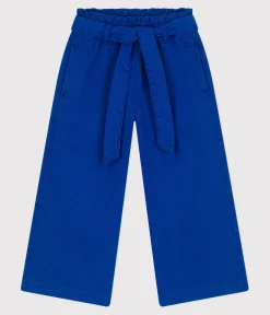 Petit Bateau Shorts, Hosen, Leggings*Kinder-Hose aus Baumwoll-/Lyocell-Mischgewebe. blau SURF