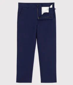 Petit Bateau Shorts, Jeans, Hosen*Kinder-Hose aus Chino für Jungen blau MEDIEVAL