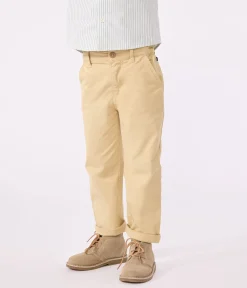 Petit Bateau Shorts, Jeans, Hosen*Kinder-Hose aus Chino für Jungen beige FACILE