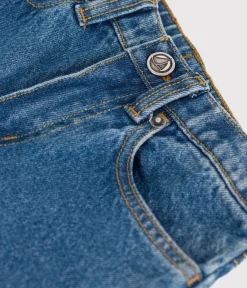 Petit Bateau Shorts, Jeans, Hosen*Kinder-Hose aus Denim blau BLEU MOYEN
