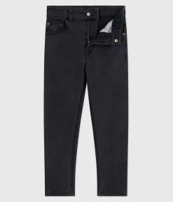 Petit Bateau Shorts, Jeans, Hosen*Kinder-Hose aus Denim schwarz NOIR DELAVE