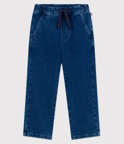 Petit Bateau Shorts, Jeans, Hosen*Kinder-Hose aus Denim grün BRUT MOYEN