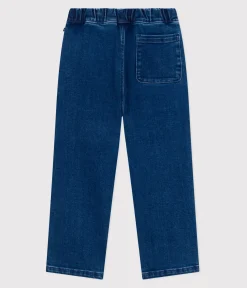 Petit Bateau Shorts, Jeans, Hosen*Kinder-Hose aus Denim grün BRUT MOYEN
