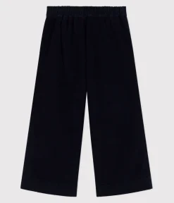 Petit Bateau Shorts, Hosen, Leggings*Kinder-Hose aus einfarbigem Fein-Cord blau SMOKING