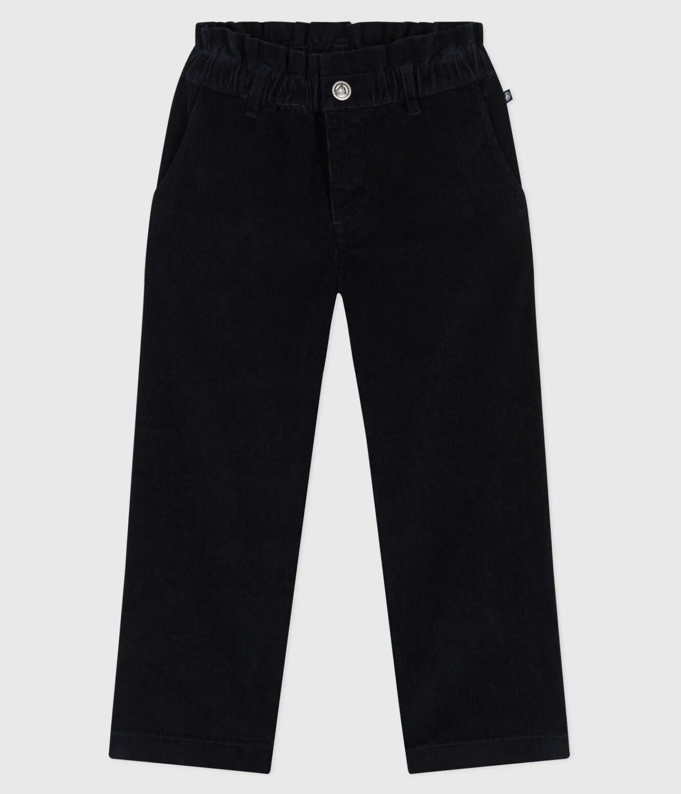 Petit Bateau Shorts, Hosen, Leggings*Kinder-Hose aus einfarbigem Fein-Cord blau SMOKING