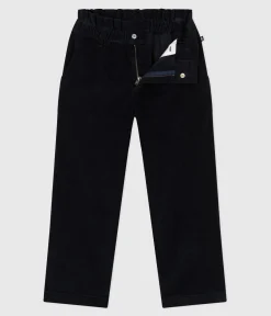 Petit Bateau Shorts, Hosen, Leggings*Kinder-Hose aus einfarbigem Fein-Cord blau SMOKING
