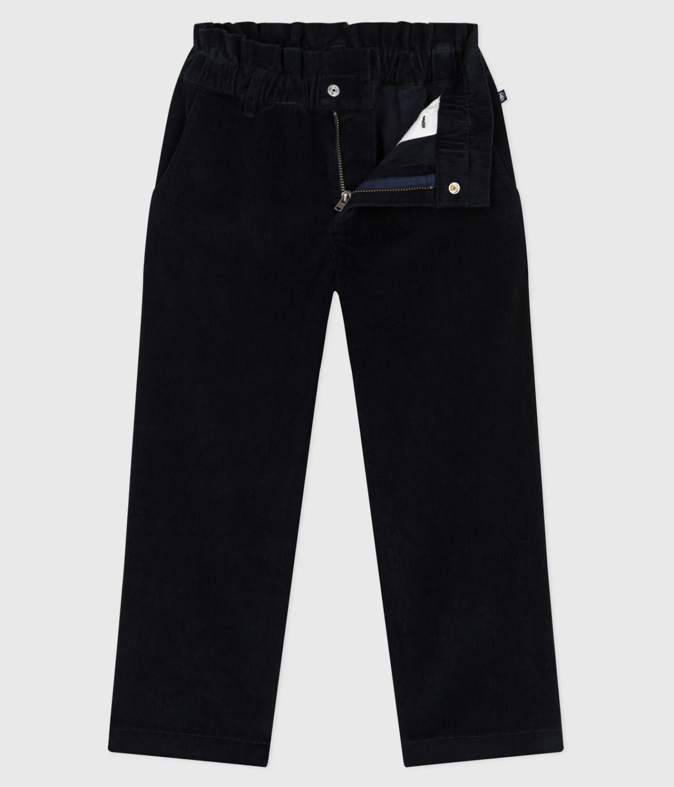 Petit Bateau Shorts, Hosen, Leggings*Kinder-Hose aus einfarbigem Fein-Cord blau SMOKING