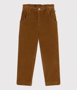 Petit Bateau Shorts, Hosen, Leggings*Kinder-Hose aus Fein-Cord für Mädchen braun CUIVRE