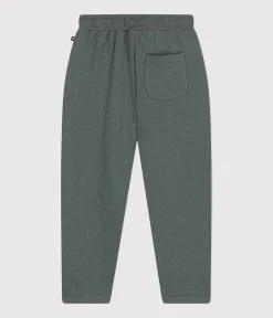 Petit Bateau Shorts, Jeans, Hosen*Kinderhose aus gestepptem Doppeljersey für Jungen grün THUYA