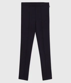 Petit Bateau Shorts, Hosen, Leggings*Kinder-Hose im Leggings-Stil aus Molton blau SMOKING