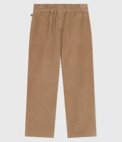 Petit Bateau Shorts, Jeans, Hosen*Kinder-Hose mit geradem Schnitt aus einfarbigem Fein-Cord beige ROCHE CLAIR