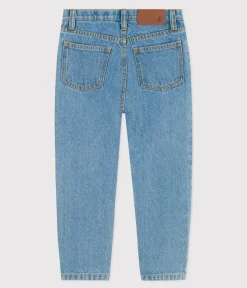 Petit Bateau Shorts, Jeans, Hosen*Kinder-Hose mit geradem Schnitt aus Denim für Jungen ULTRA BLEACH