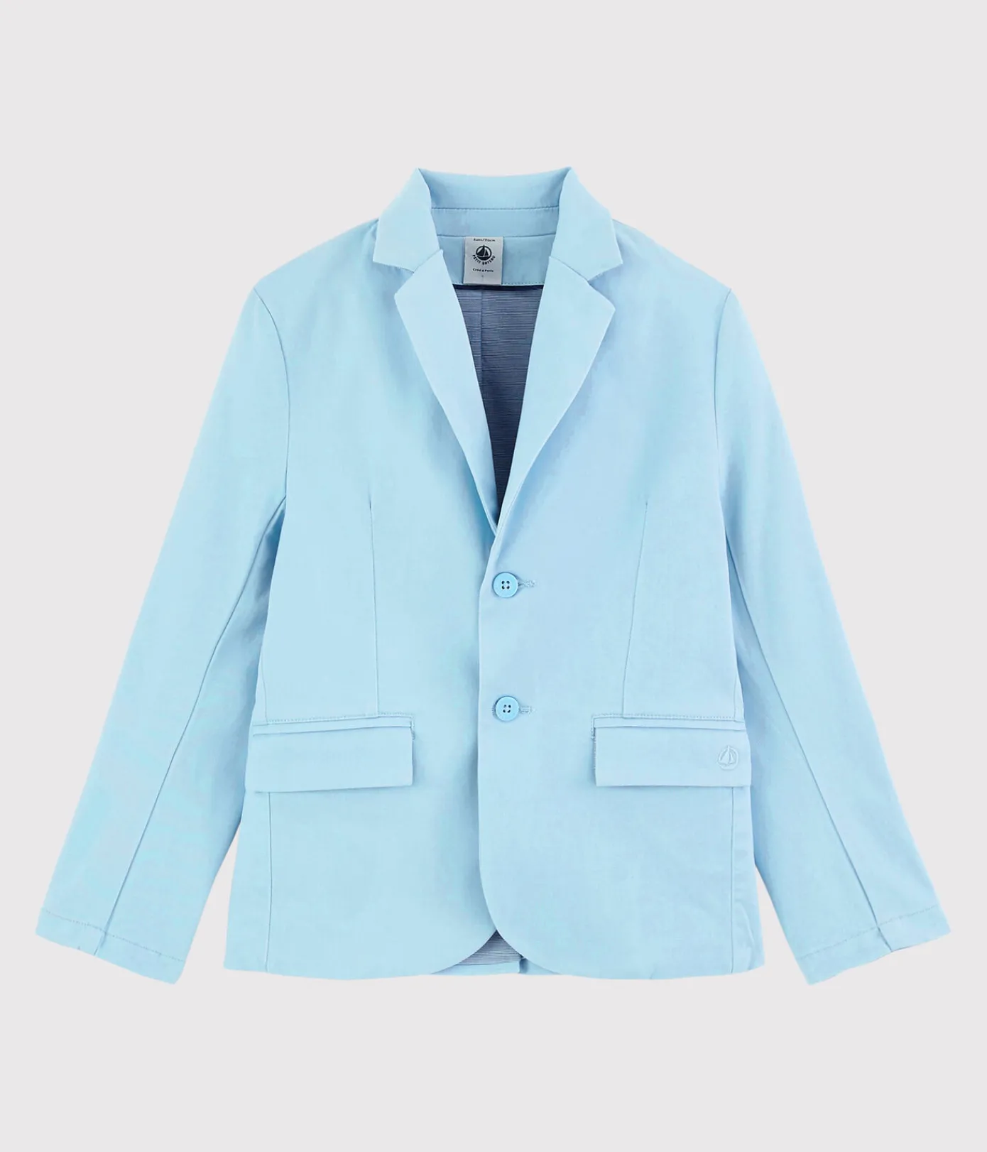 Petit Bateau Mäntel, Jacken, Regenjacken|Mäntel, Jacken, Regenjacken*Kinderjacke aus Sergestoff für Jungen blau JASMIN