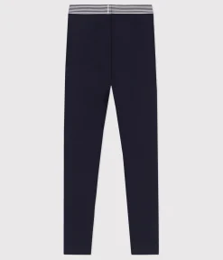 Petit Bateau Shorts, Hosen, Leggings*Kinder-Jeggings aus Baumwolle mit Elastan für Mädchen blau SMOKING